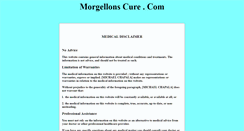 Desktop Screenshot of morgellonscure.com